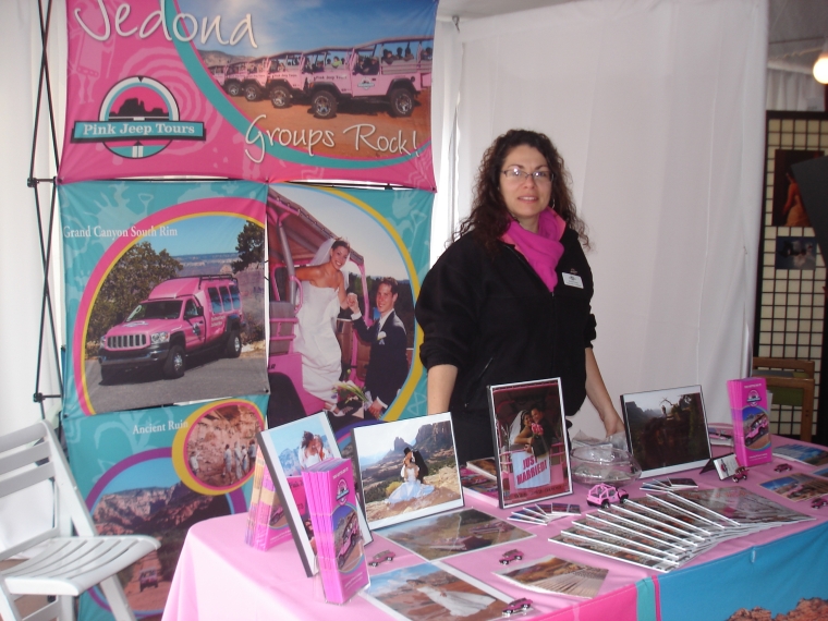 Pink Jeep Tours at the Sedona Bridal Fair