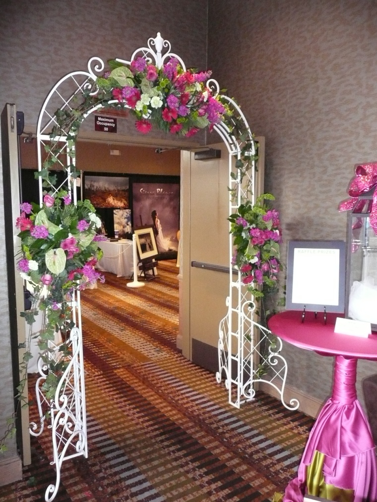 Bridal Fair Entrance from the 2011 Show - Decorated by Bliss Extraordinary Floral