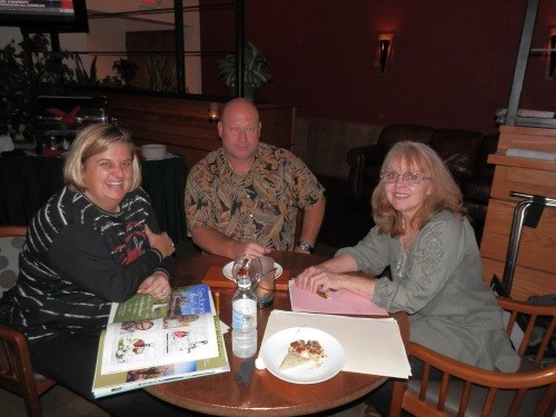 CWLife Photography Owners Connie and Steve White with Donna Joy, Sedona Sweet Arts (right)