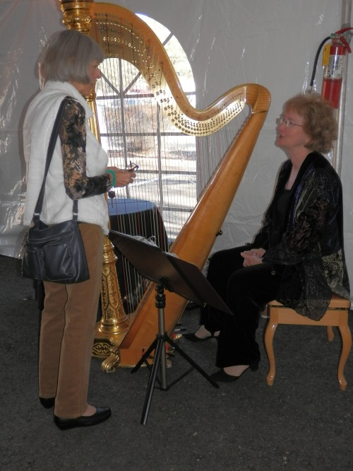 Harpist Adrienne